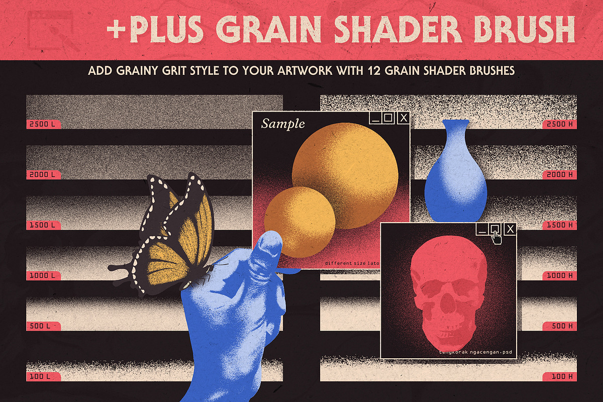 The Grain Reaper Photoshop Actions, an Action Add-On by Contender Studio (Photo 5 of 7)