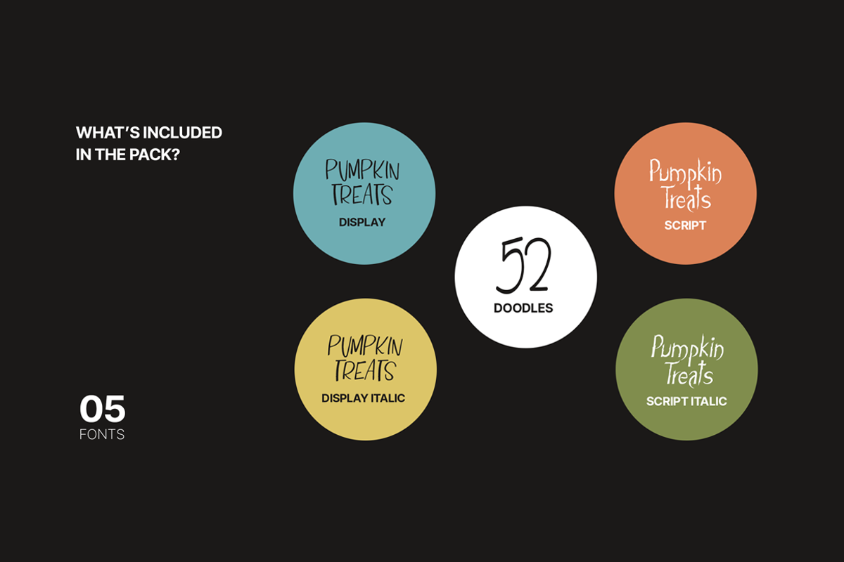 Pumpkin Treats - The Halloween Fonts, a Handwritten Font by Designova® (Photo 11 of 11)