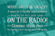 Sharpie Fumes Serif, a Font by Glen Gauthier (Thumbnail 2 of 4)