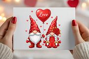 Valentine's Day Gnomes PNG, an Illustration by Canvas Craft (Thumbnail 5 of 6)