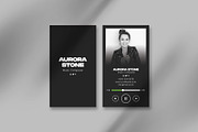 Music Business Card, a Business Card Template by Saman Osama (Thumbnail 1 of 4)