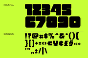Midar - Bold Chunky Display Font, a Sans Serif Font by Pekotype (Thumbnail 4 of 15)