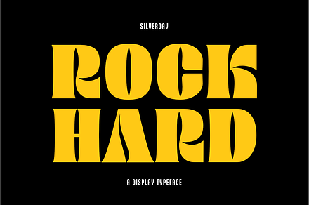 Rockhard - A Display Typeface, a Serif Font by Silverdav