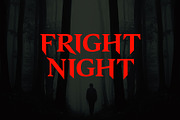 Fright Night - Sharp Horror Font, a Serif Font by HipFonts (Thumbnail 1 of 9)