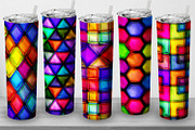 10 Tumbler Tapered Mosaic Wrap, a Print Template by Kseniya-Omega (Thumbnail 2 of 4)