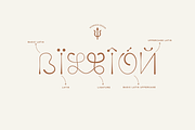Lumistica Script Display Typeface, a Script Font by Nouric Design (Thumbnail 7 of 10)