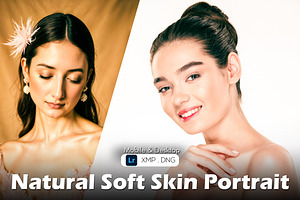 Natural Soft Skin Portrait Preset, a Preset Add-On by Vatdesign