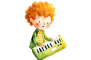 Kids playing musical instruments PNG, an Education Illustration by Bubert Art (Thumbnail 2 of 5)