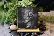 Steampunk Top Hat Mechanical Gears, a Background Graphic by LaseredNinja (Thumbnail 6 of 7)