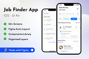 Jobbsyy - Job Finder App UI Kit, an App Template by priyank_p (Thumbnail 1 of 8)