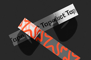 Duct Tape & Box Mockups Set