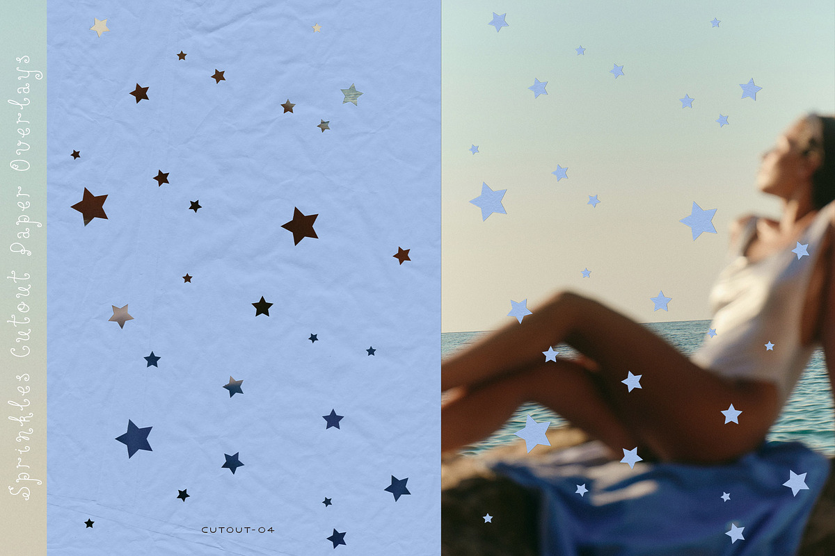 Sprinkles - Cutout Paper Overlays, a Texture Graphic by alonahaidash (Photo 12 of 21)
