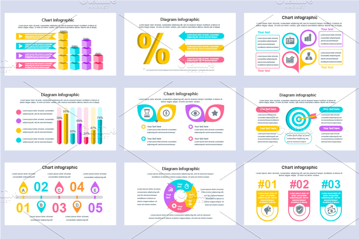 Financial Infographics Powerpoint, a Presentation Template by alexdndz