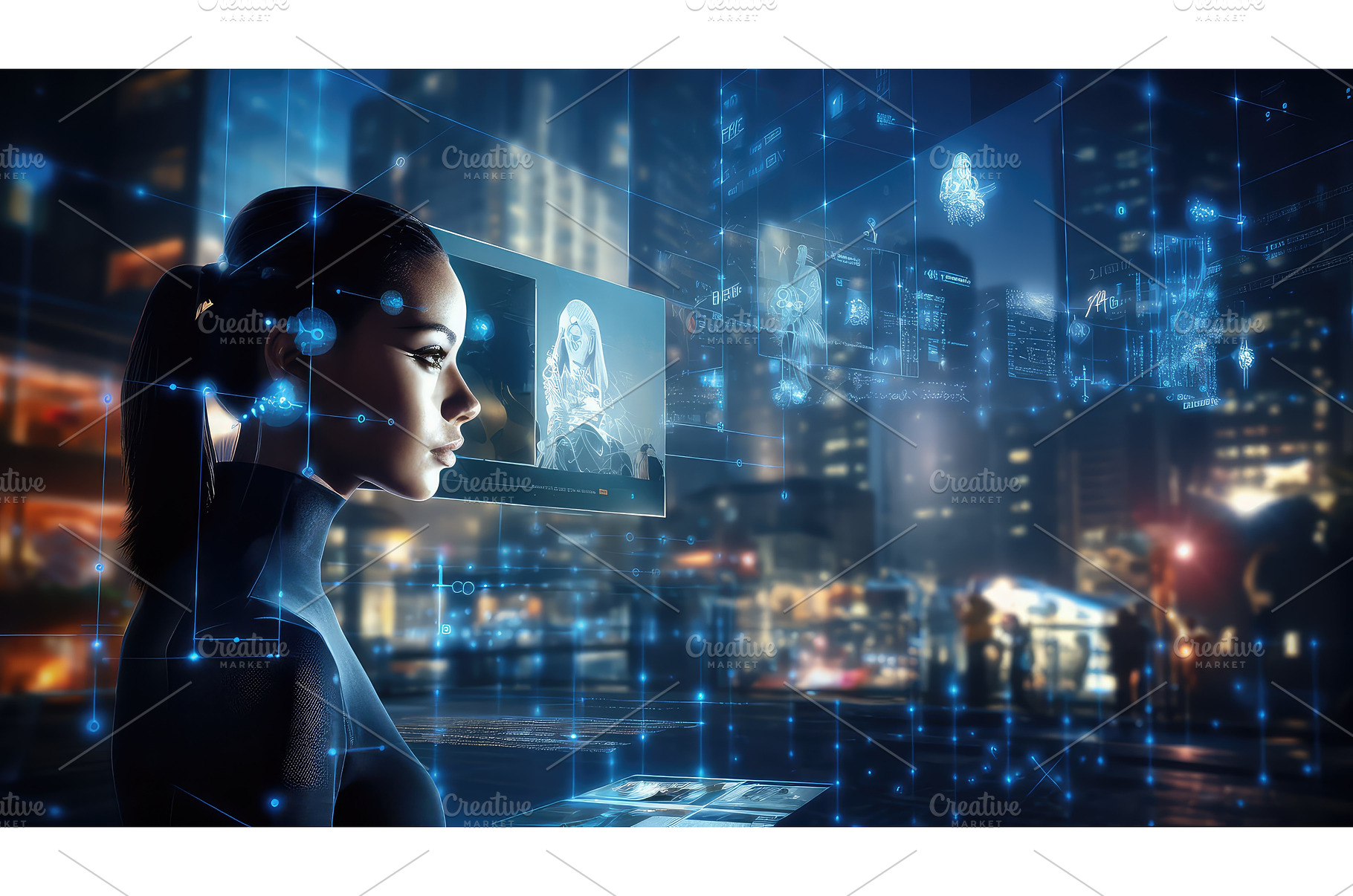 innovation internet futuristic, a Technology Photo by pikepicture