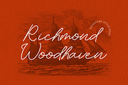 Richmond Woodhaven Signature Font, a Handwritten Font by UICreative (Thumbnail 1 of 13)