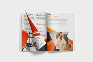 Modern Annual Report Template Design