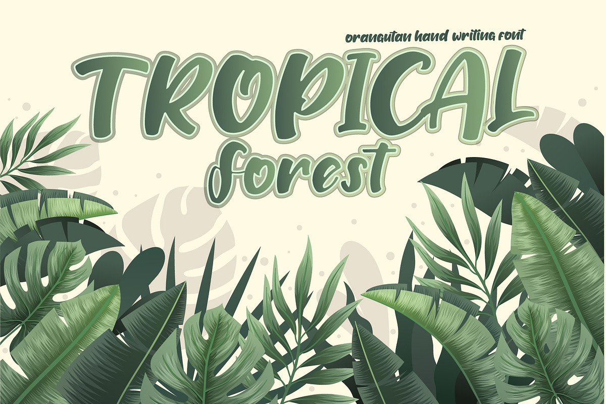 Orangutan, a Font by LetterStock (Photo 2 of 7)