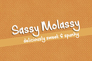 Sassy Molassy, a Script Font by Brittney Murphy Design (Thumbnail 1 of 3)