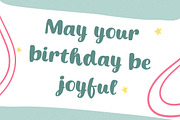 Birthday Party FONT, a Font by MyFontsShop (Thumbnail 2 of 5)