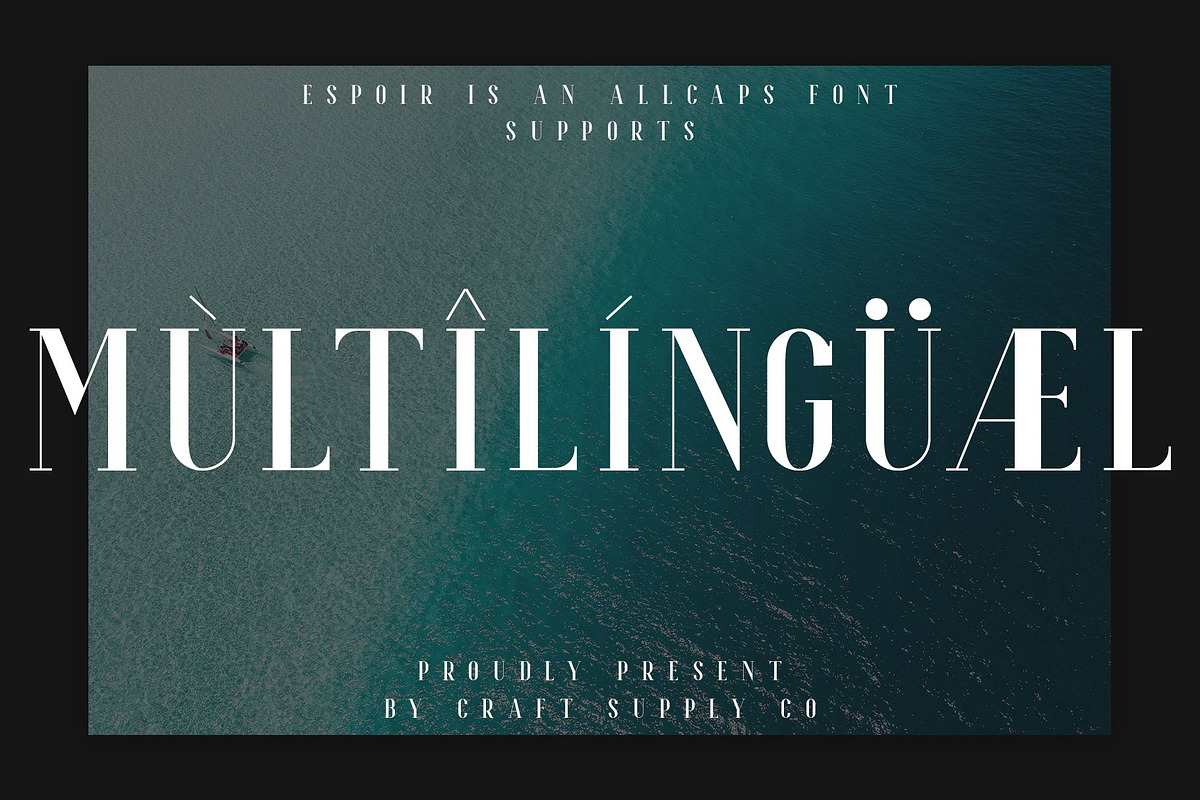 Espoir Serif - Font Family preview 7