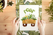 Baby dinosaur watercolour clipart, an Animal Illustration by heyiamalice (Thumbnail 10 of 13)