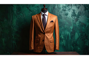 Elegant brown suit on mannequin set, a Beauty & Fashion Photo by Igor Tichonow
