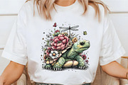 Whimsical Enjoy Turtle Clipart, a Seasonal Illustration by designcity5 (Thumbnail 4 of 5)