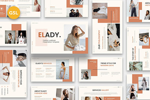 Elady - Lookbook Fashion GSlides, a Presentation Template by Fit-tee