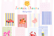 Summer Charms. Whimsical graphic, an Object Graphic by ma_i_vi (Thumbnail 7 of 9)