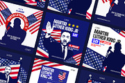 MLK Day Celebration Instagram Post, a Social Media Template by RamStudio2 (Thumbnail 4 of 4)