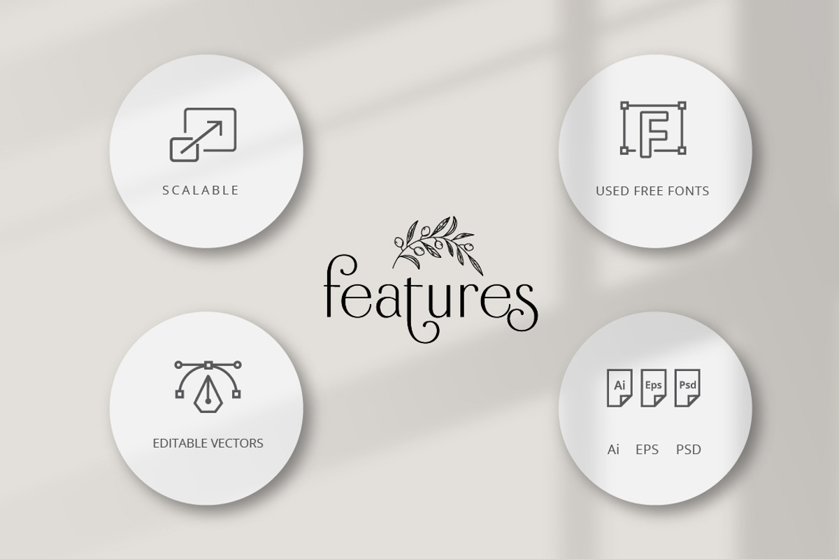 Elegant Cosmetic Logos, a Branding & Logo Template by Jiwstudio (Photo 2 of 6)