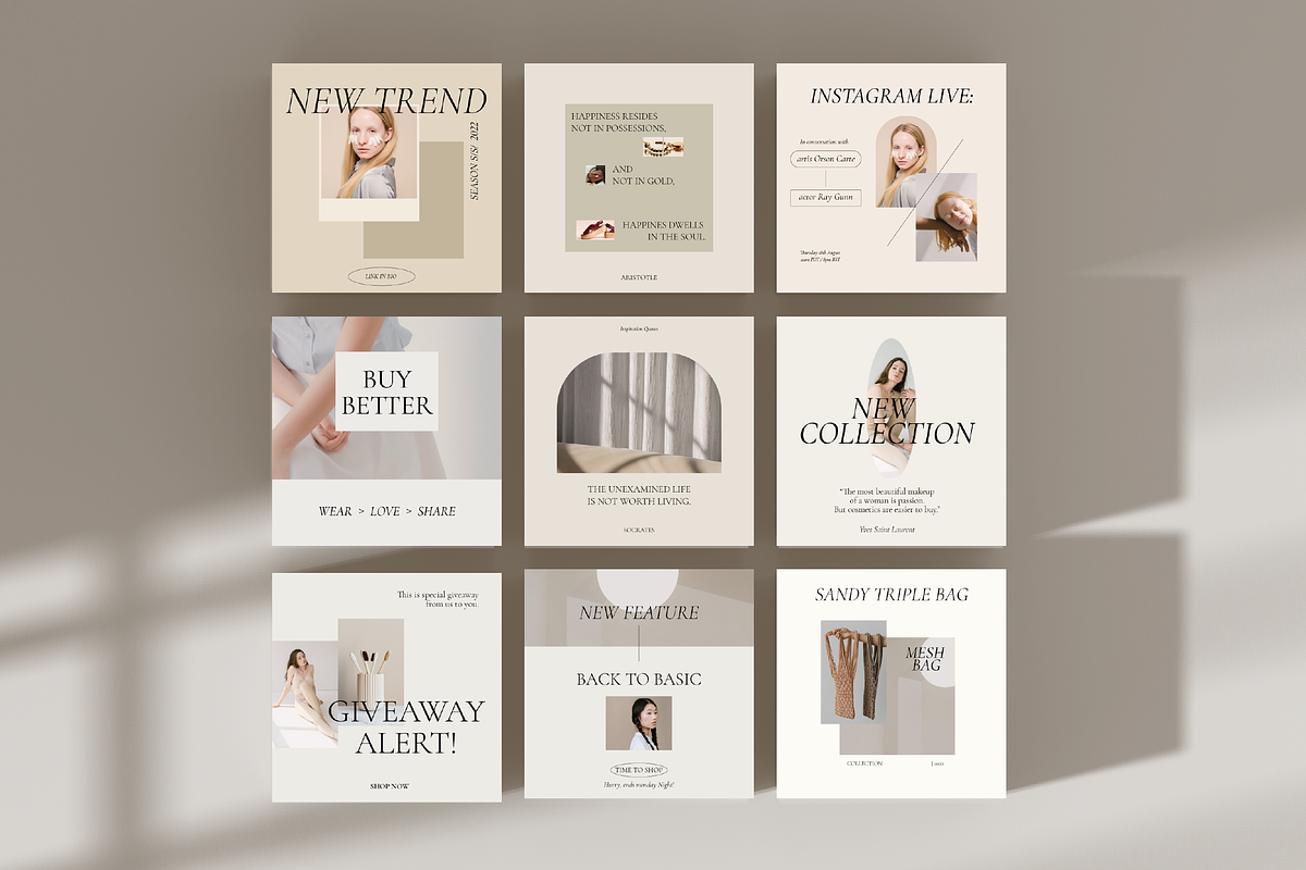 Miri Social Media Pack Canva PS, a Social Media Template by Kimo Studio (Photo 4 of 12)