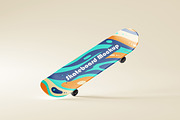 Skateboard Mockup, a Merchandise Mockup by MockupFree.Net (Thumbnail 7 of 10)
