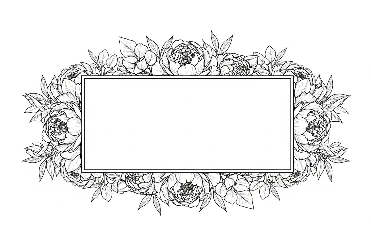 Floral Frame SVG Bundle, an Illustration by Gaye Art (Photo 31 of 31)
