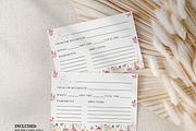 Floral Bridal Shower Recipe Card, an Invitation Template by Digital_Mind (Thumbnail 3 of 7)