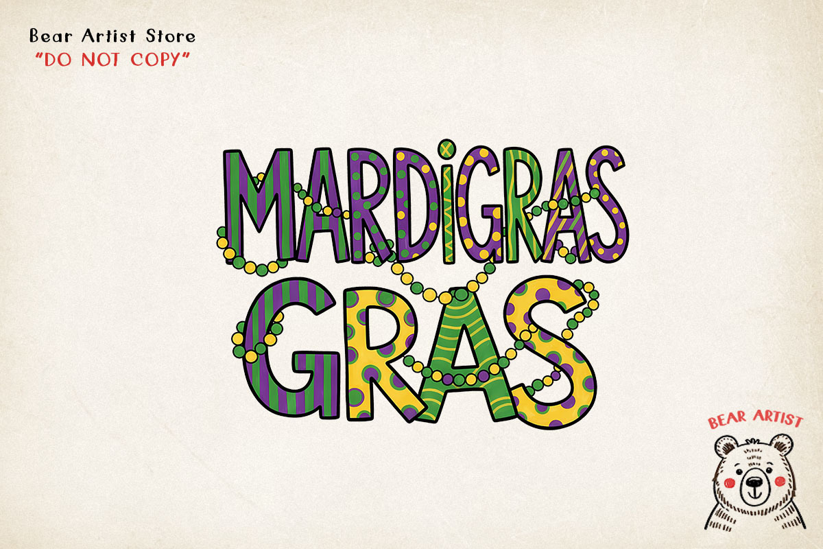 Mardi Gras Hand-drawn PNG Bundle, an Object Illustration by GlitterCraft (Photo 36 of 101)