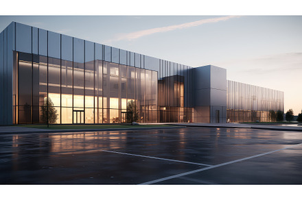 efficiency modern warehouse building, a Background Photo by pikepicture