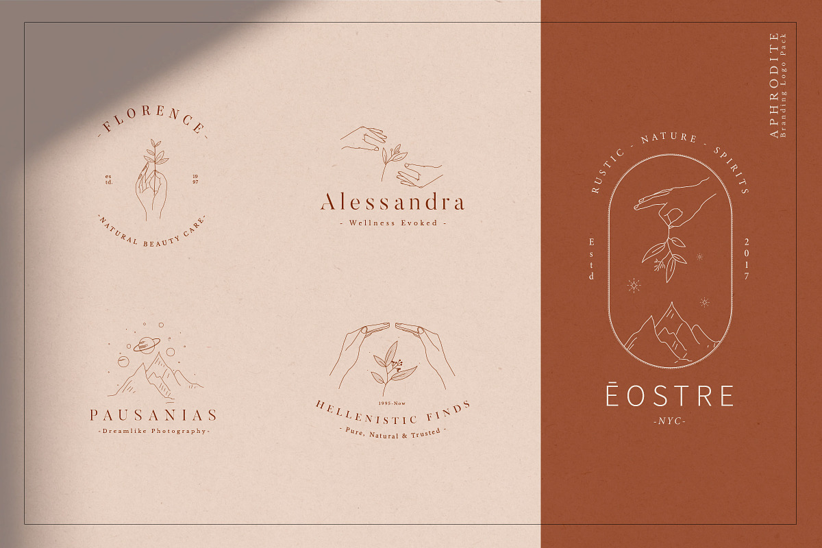Aphrodite Branding Logos, a Branding & Logo Template by SNIPESCIENTIST (Photo 10 of 32)