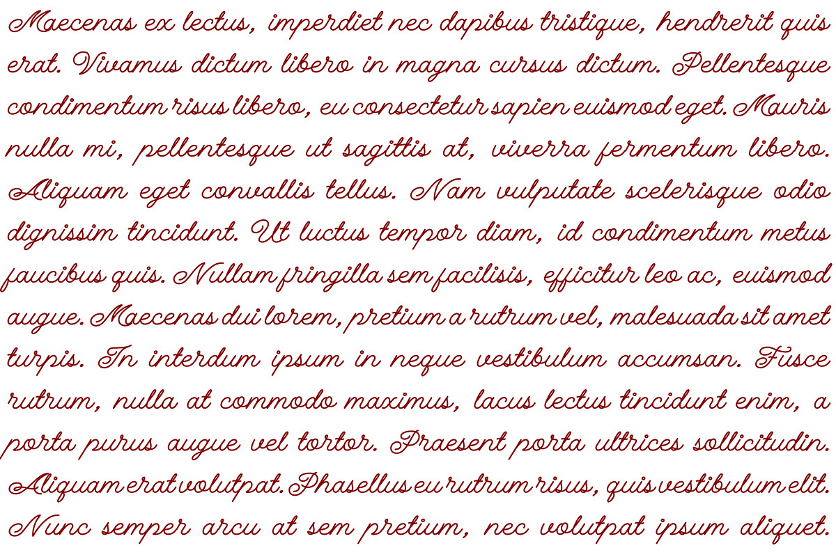 Qinan Script - monoline script font, a Script Font by Brainware Graphic (Photo 10 of 13)