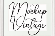 Mockup Vintage | Script Font, a Handwritten Font by Scratchones (Thumbnail 1 of 9)