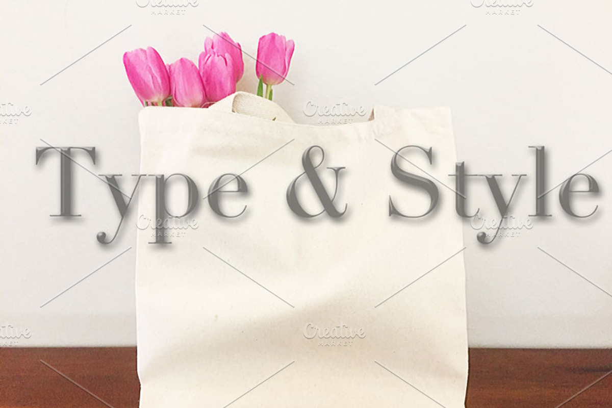 Tote Bag Styled Stock Photo Bundle, a Product Mockup by Type & Style (Photo 4 of 4)