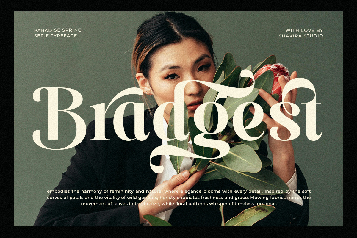 Paradise Spring - Soft Elegant Serif, a Serif Font by Shakira Studio (Photo 6 of 10)