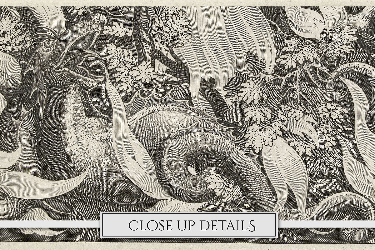 Vintage Mythical Creatures Clipart, a Person Illustration by Secret Helper (Photo 8 of 10)
