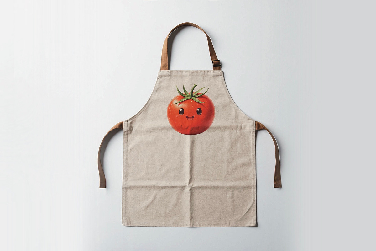 Kawaii watercolor vegetable clipart, a Food Illustration by Volha (Photo 6 of 8)