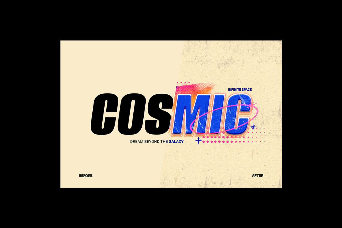 Retro Risoprint Vintage Text Effect, a Layer Style Add-On by Matsero (Photo 4 of 4)