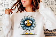 Whimsical safari sunflower clipart, an Illustration by SinaCreation (Thumbnail 8 of 11)