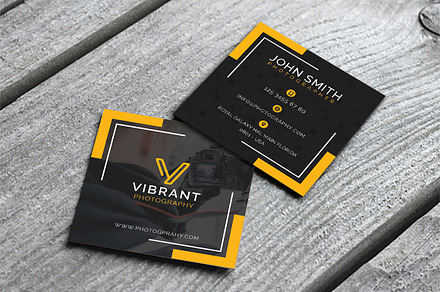 Modern Square Business Card preview 5