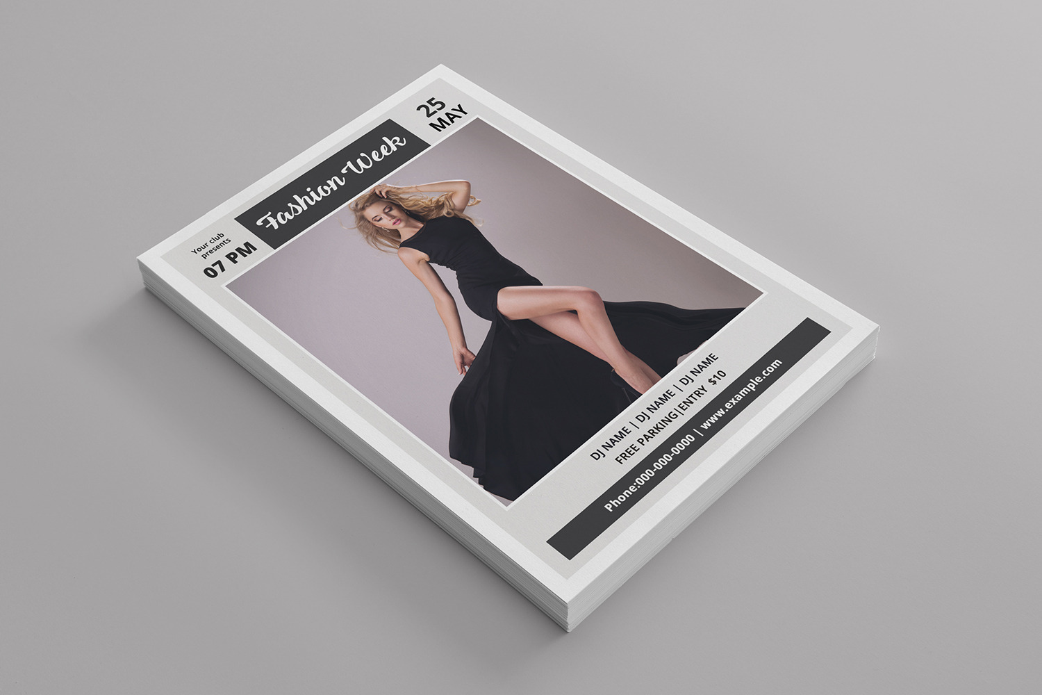 Fashion Week Flyer Template-V735 | Flyer Templates ~ Creative Market