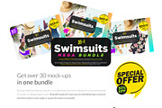 Mega Bundle Swimsuits 36x Mock-ups, a Print Template by Mocca Mockups Store (Thumbnail 2 of 16)