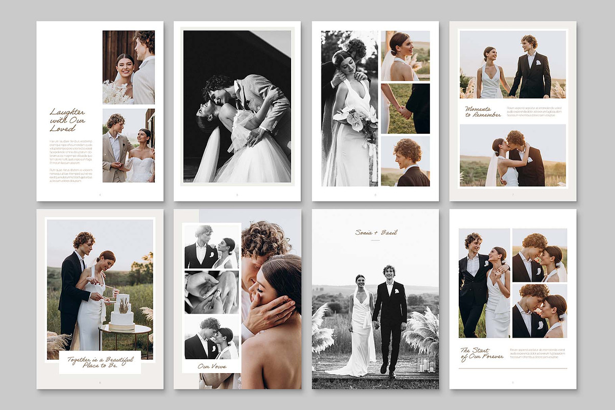 Wedding Digital Photo Book Template, a Brochure Template by BrandPacks (Photo 3 of 5)